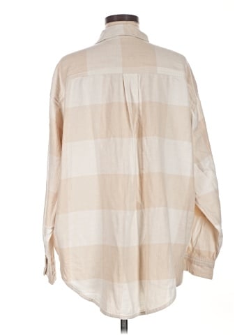 Aerie Long Sleeve Button-Down Shirt (view 2)