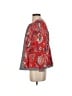 Talbots 100% Cotton Paisley Red Jacket Size S - photo 5