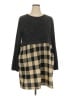 Egs Plaid Gray Casual Dress Size 3XL - photo 1