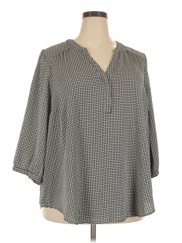 Torrid 3/4 Sleeve Blouse (view 1)
