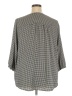 Torrid 100% Polyester Houndstooth Gray 3/4 Sleeve Blouse Size 3X Plus (3) - photo 2