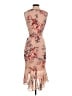 Eliza J 100% Polyester Floral Tan Cocktail Dress Size 2 - photo 2