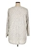Jane and Delancey Polka Dots Silver Pullover Sweater Size 1X - photo 2