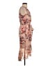 Eliza J 100% Polyester Floral Tan Cocktail Dress Size 2 - photo 4