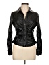 Zara Metallic Black Long Sleeve Blouse Size L - photo 1