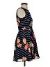 Maison Jules 100% Polyester Print Black Cocktail Dress Size XS - photo 4