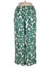 Cupio 100% Rayon Print Green Casual Pants Size 1X (estimated) - photo 1