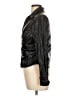 Zara Metallic Black Long Sleeve Blouse Size L - photo 5