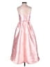 Xtraordinary 100% Polyester Metallic Pink Dress Size 14 - photo 2