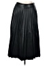 IMAN 100% Polyester Solid Black Faux Leather Skirt Size M - photo 1