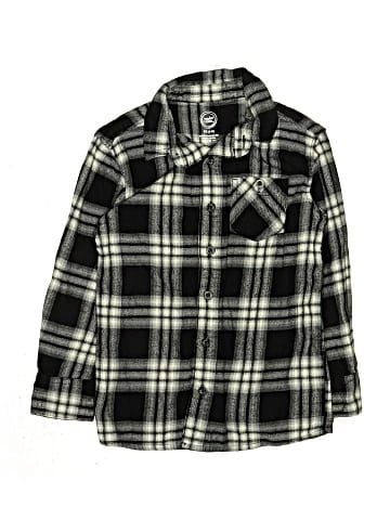 Wonder Nation Long Sleeve Button-Down Shirt (view 1)