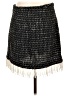 Never A Wallflower Tweed Black Casual Skirt Size XS - photo 2
