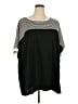 BLOOMCHIC Black Short Sleeve Top Size 26 - photo 1