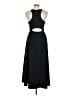 Zella Solid Black Casual Dress Size M - photo 2