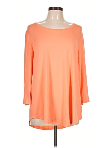 JM Collection 3/4 Sleeve T-Shirt (view 1)