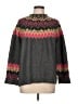 Vince Camuto Chevron-herringbone Gray Pullover Sweater Size L - photo 1