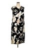 Connected Apparel Floral Black Casual Dress Size 22 - photo 1