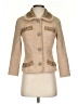 Tracy Reese Tweed Tan Wool Coat Size 4 - photo 1
