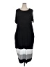 Unbranded Color Block Gray Casual Dress Size 2X - photo 1