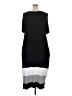 Unbranded Color Block Gray Casual Dress Size 2X - photo 2