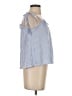 Laura Ashley Blue Sleeveless Blouse Size S - photo 4