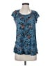 Marc by Marc Jacobs 100% Rayon Blue Short Sleeve Blouse Size XS - photo 1