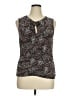 Evereve Brown Sleeveless Blouse Size XL - photo 1
