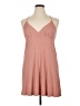 Volcom Solid Pink Casual Dress Size 14 - photo 1