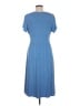 L.L.Bean Blue Casual Dress Size M - photo 2