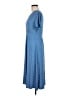 L.L.Bean Blue Casual Dress Size M - photo 5