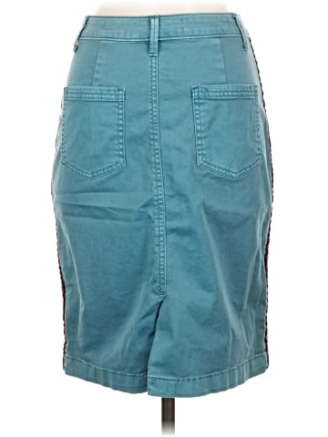 Pilcro and the Letterpress Denim Skirt (view 2)