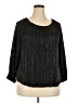 Chico's 100% Polyester Black 3/4 Sleeve T-Shirt Size XXL (4) - photo 1