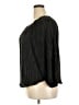 Chico's 100% Polyester Black 3/4 Sleeve T-Shirt Size XXL (4) - photo 5