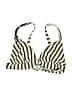 Billabong Stripes Ivory Swimsuit Top Size 10 - photo 1