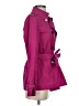 Ann Taylor 100% Polyester Purple Trenchcoat Size XS - photo 4