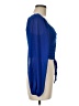 Shein Blue 3/4 Sleeve Blouse Size 6 - photo 4