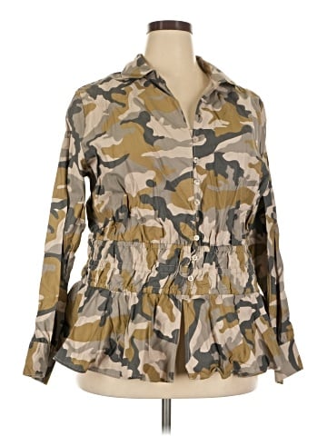 Ashley Stewart Long Sleeve Blouse (view 1)