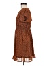 Only 100% Polyester Animal Print Brown Orange Casual Dress Size EU 40 / US 10 - photo 5