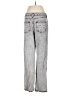 Ashley Mason 100% Cotton Chevron-herringbone Gray Jeans Size 9 - photo 2