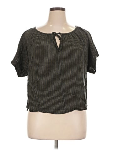 Wrap Short Sleeve Top (view 1)
