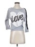 Wet Seal Silver 3/4 Sleeve T-Shirt Size S - photo 1