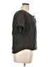 Wrap Brown Short Sleeve Top Size 16 - photo 4
