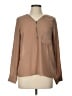 Forever 21 Brown Long Sleeve Blouse Size L - photo 1