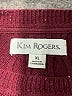 Kim Rogers Solid Burgundy Pullover Sweater Size XL - photo 7
