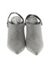 Jimmy Choo Houndstooth Gray Silver Heels Size EU 36 1/2 - photo 2