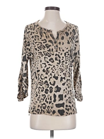 Tempo Paris 3/4 Sleeve Blouse (view 1)