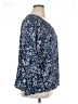 Jessica Simpson Blue Long Sleeve Blouse Size XL - photo 4