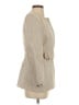 Zara 100% Polyester Tweed Ivory Coat Size S - photo 4