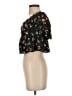 Zara Black Short Sleeve Blouse Size S - photo 5