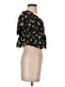 Zara Black Short Sleeve Blouse Size S - photo 4